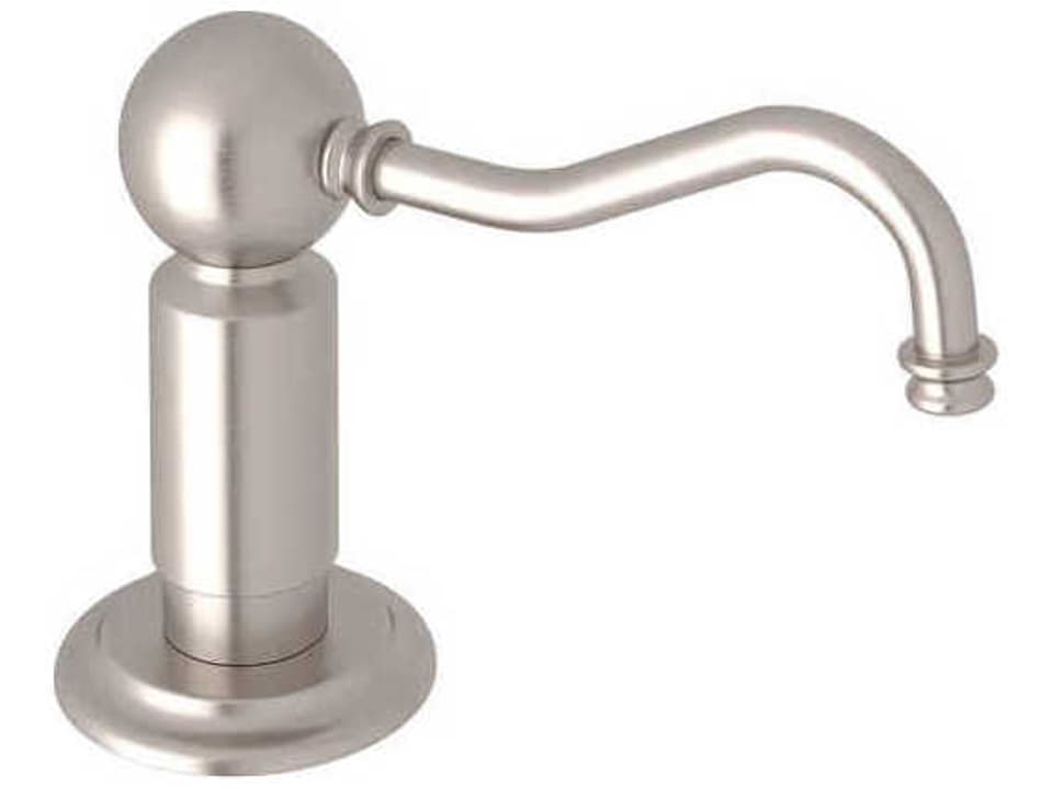 Perrin & Rowe Georgian Era Traditional Soap Lotion Dispenser Satin Nickel