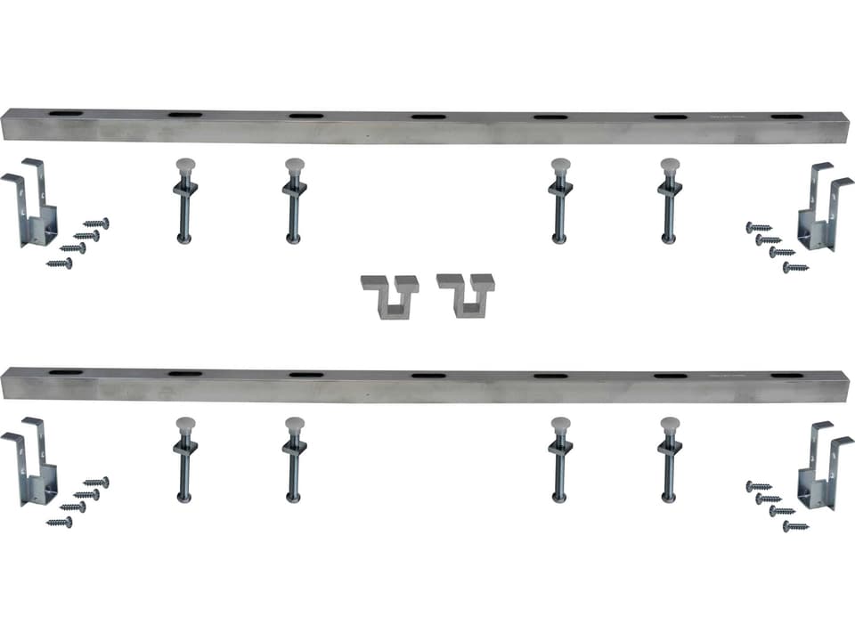Allia 25 Inch Undermount Sink Kit for Kitchen and Bar Sinks Adjustable Installation