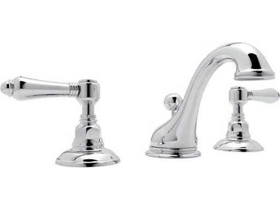 Viaggio 2-Handle Widespread Lavatory Faucet C-Spout in Polished Chrome