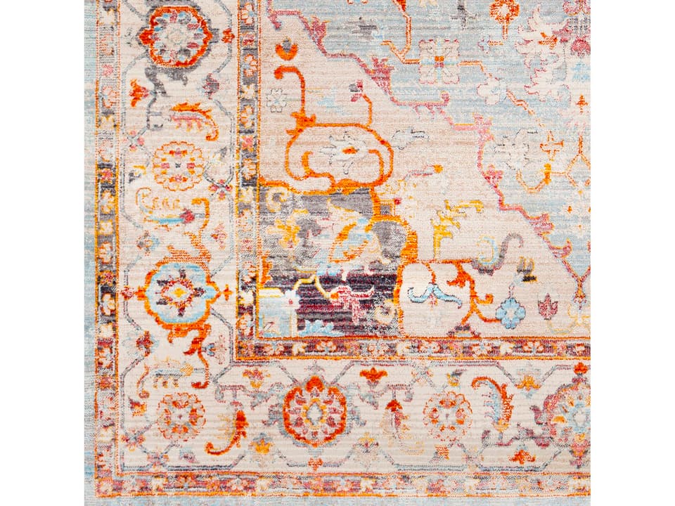 Ephesians 18-Inch Machine Woven Rug Sample with Fringe