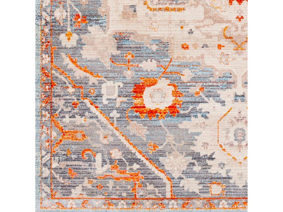 Ephesians Traditional Machine Woven Polyester Rug Sample