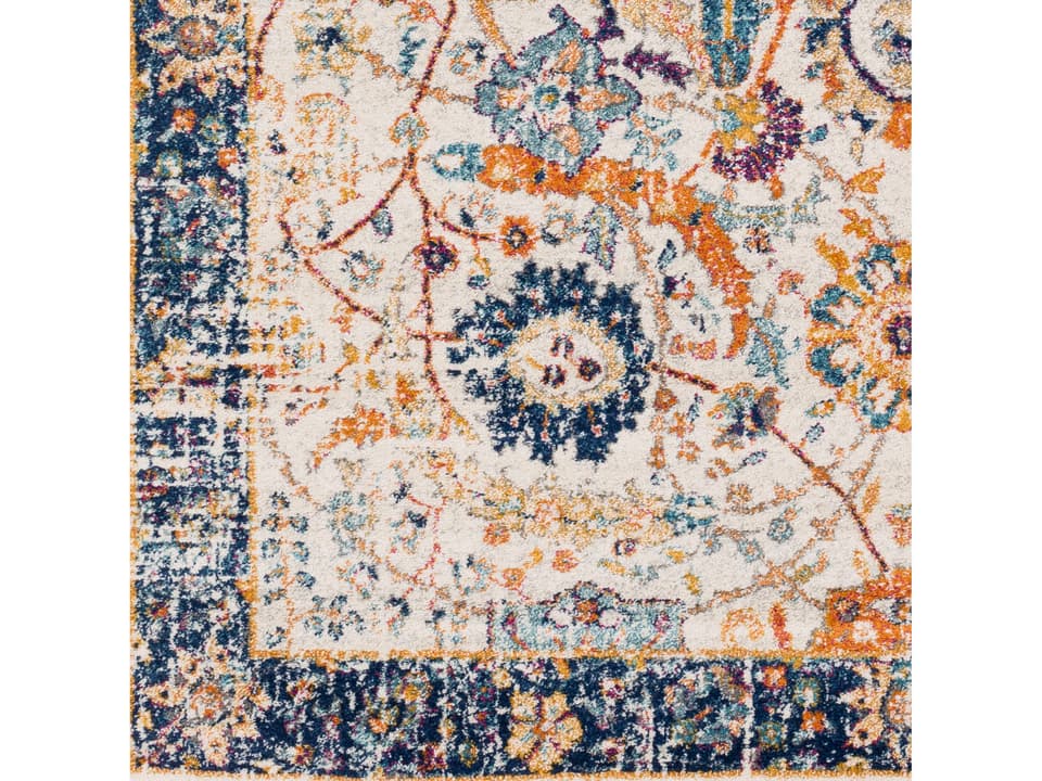 Harput Collection Area Rug Sample with Traditional Pattern