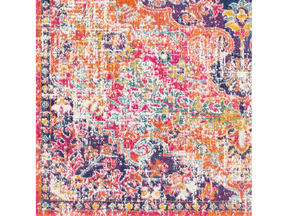 Harput HAP-1062 Multi-Color Machine Woven Polypropylene Area Rug Sample