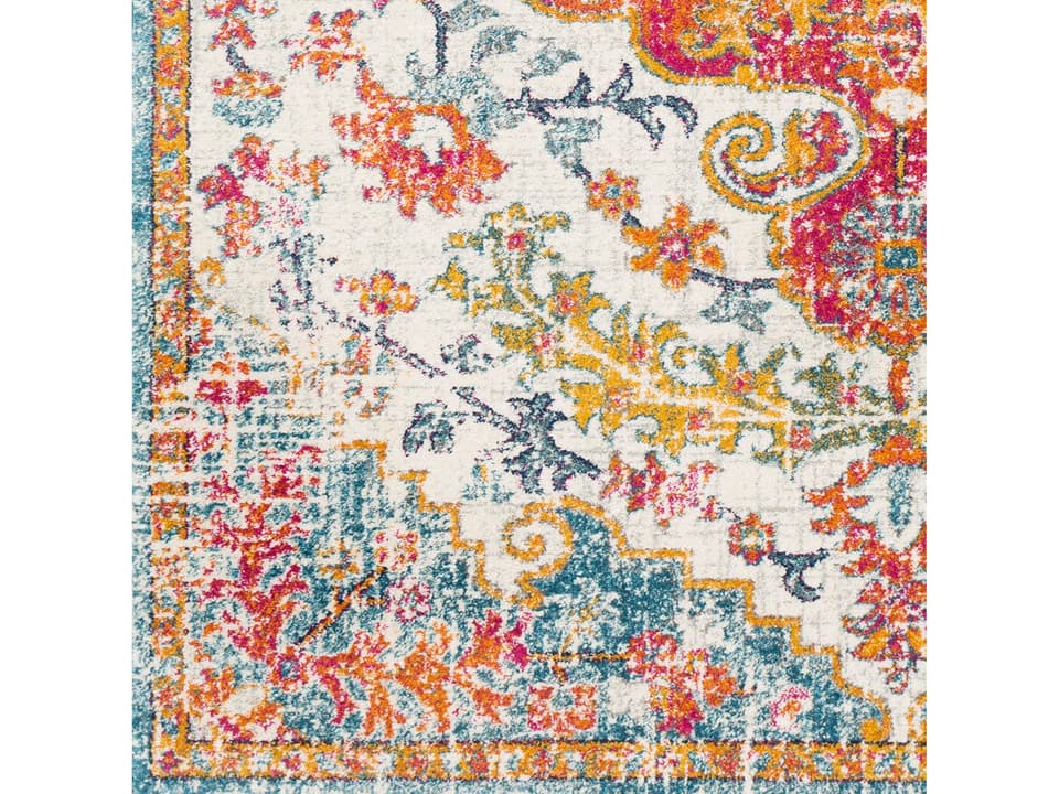 Harput Collection Traditional Machine Woven Polypropylene Area Rug Sample