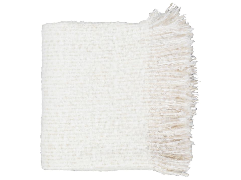 Madurai White / Beige Throw