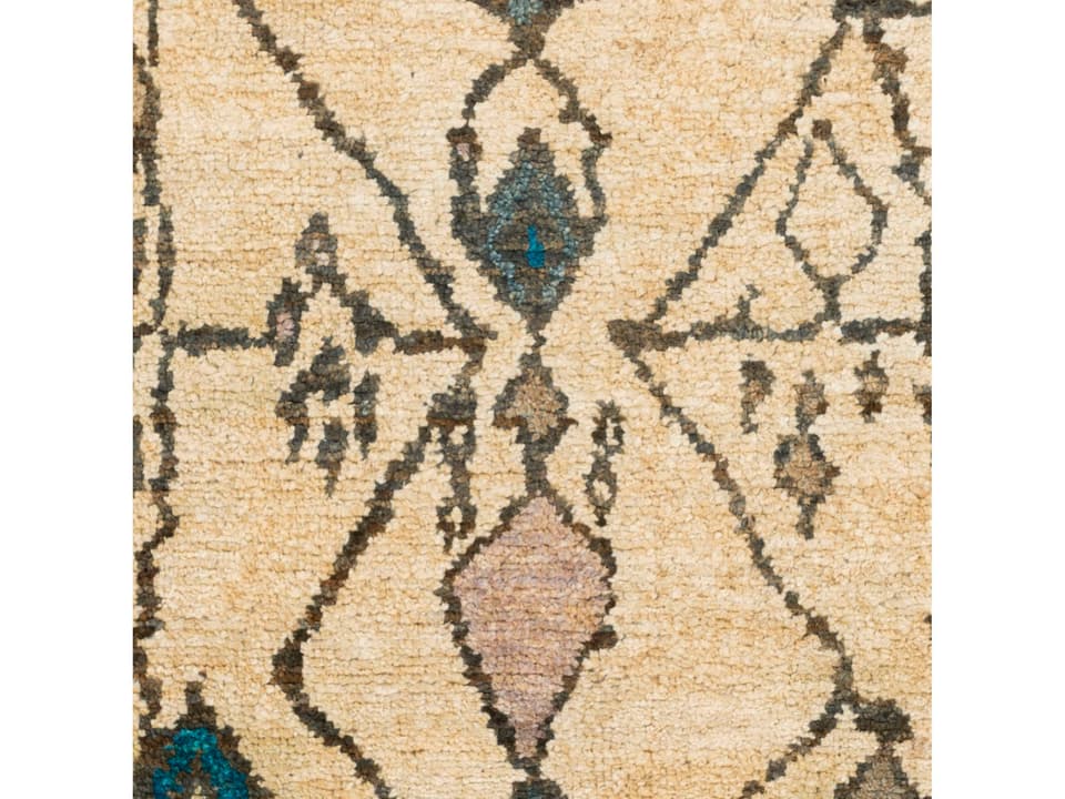 Medina Global-Inspired Hand-Knotted Jute Area Rug in Multi