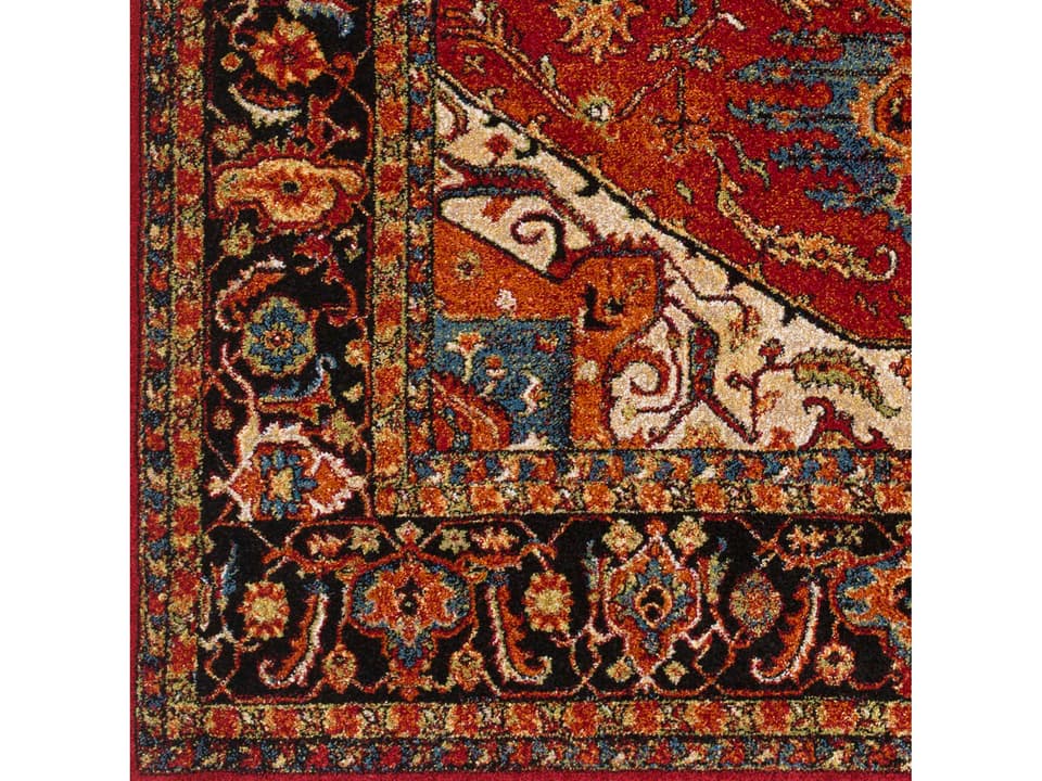 Serapi Traditional Machine Woven Polypropylene Area Rug Sample