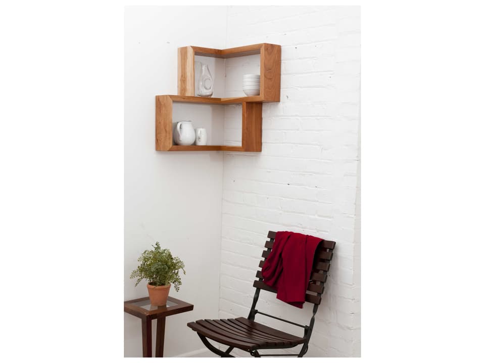 Franklin Wall Shelf in Solid Cherry Wood