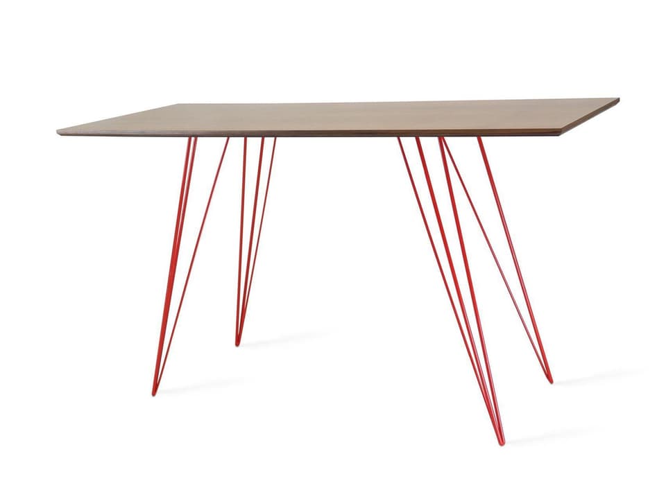 Williams Red Brown Walnut Wood Computer Desk Table Collection
