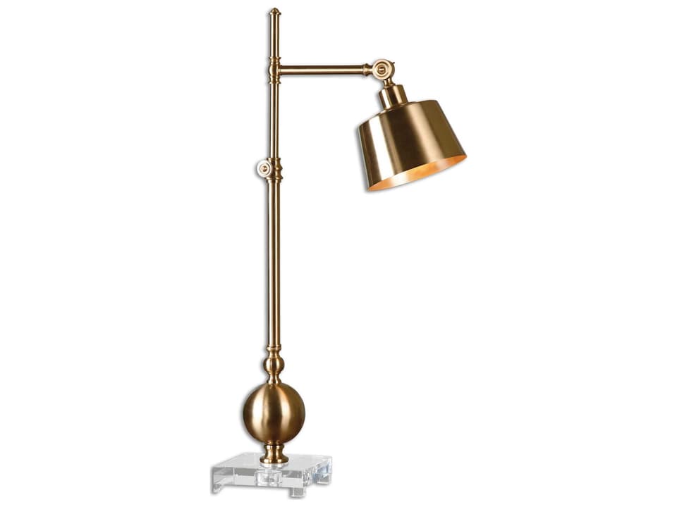 Laton Brushed Brass Desk Lamp