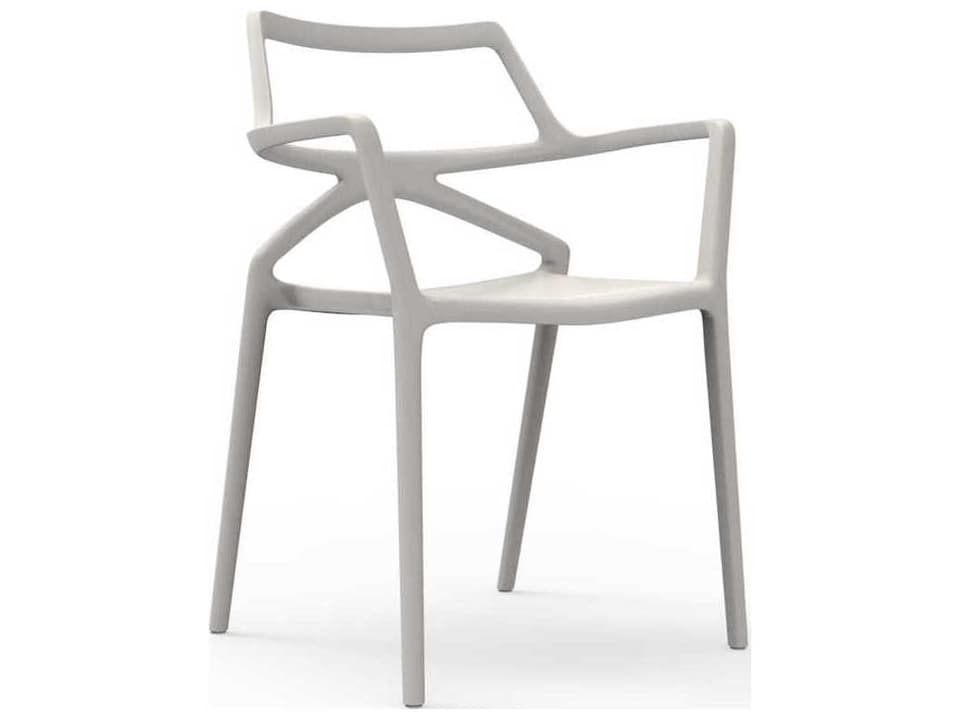 Delta Beige Arm Dining Chair Set of 4