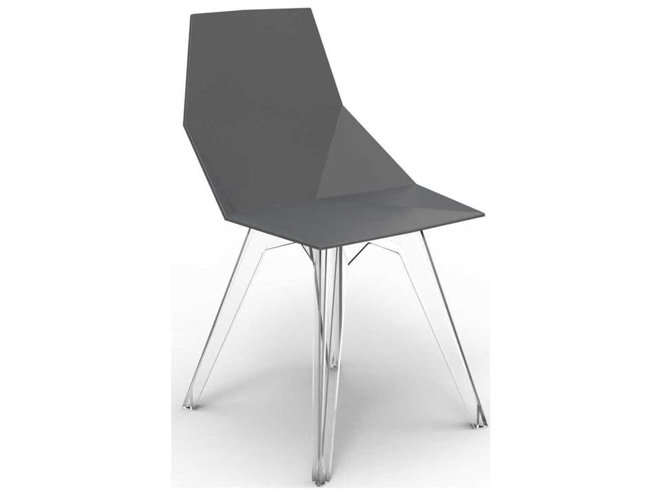 Faz Clear Side Dining Chair Set of 4