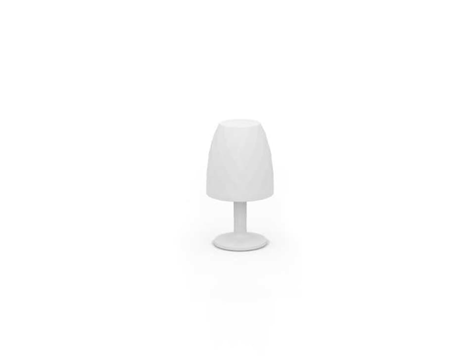 Vases LED RGBW Outdoor Floor Lamp in Ice with Remote Control