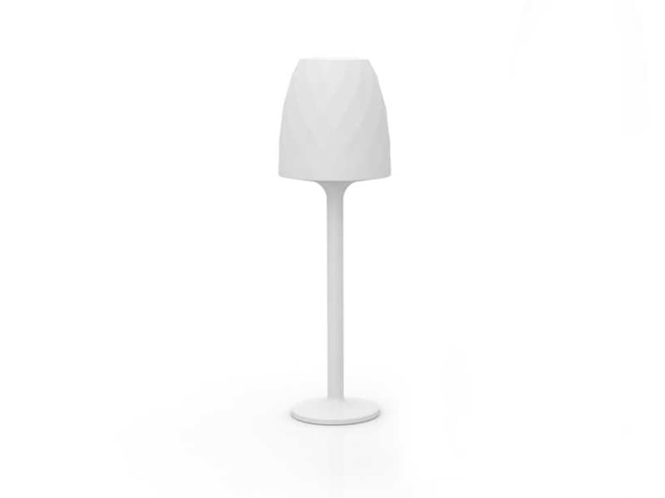 Vases RGBW LED Outdoor Floor Lamp in Ice Polyethylene