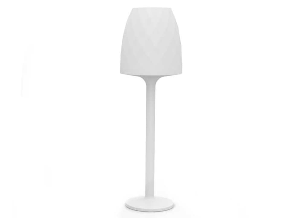 Vases LED RGBW Outdoor Floor Light with Cable in Ice Finish