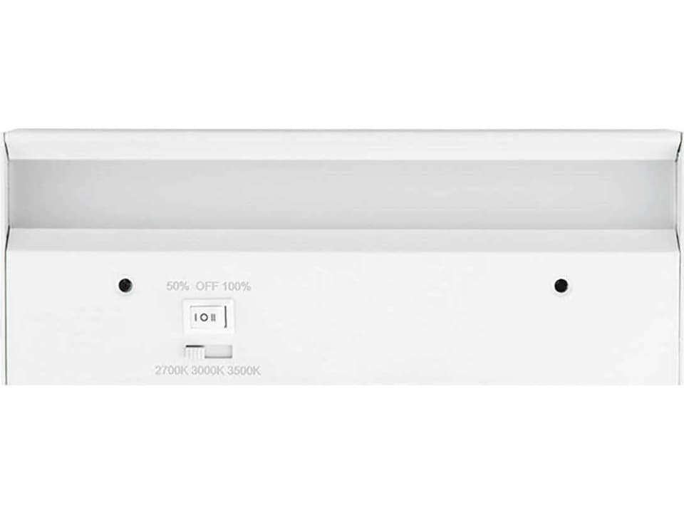 8-Inch 3-CCT Selectable LED Undercabinet Light Bar in White