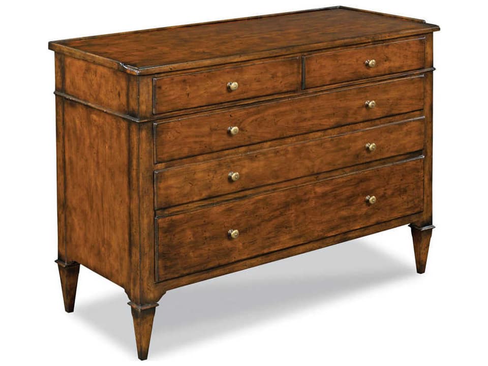 Furniture Marseille 4-Drawer Filing Chest in Bordeaux Cherry