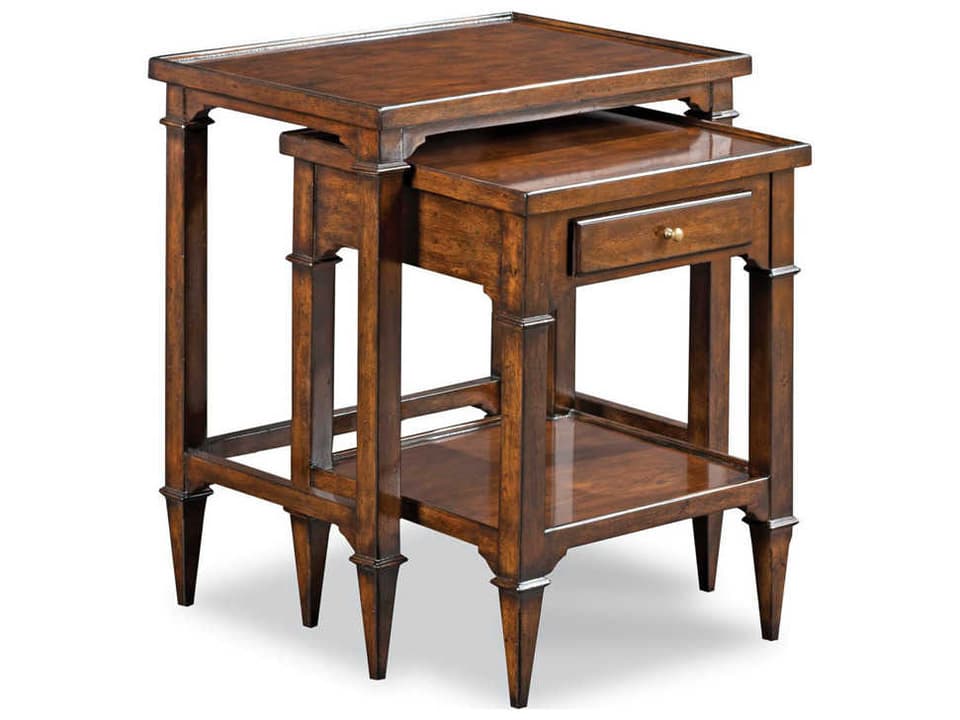 Furniture Marseille Nest of Tables in Bordeaux Finish
