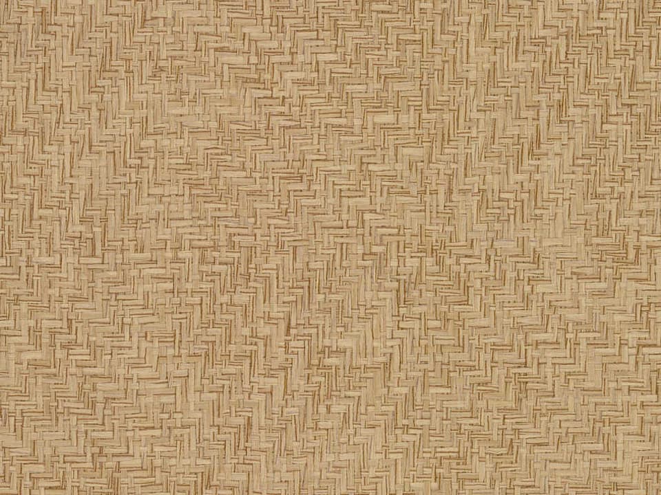 Grasscloth Resource Library Golden Interlocking Weave Grasscloth