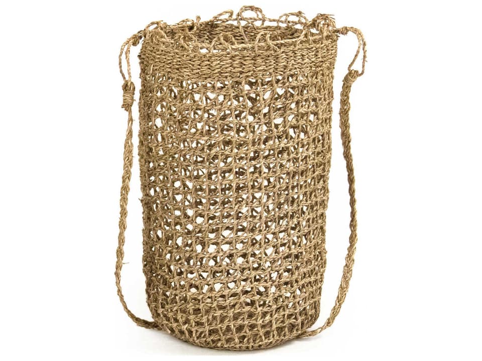Brown 18" High Woven Basket
