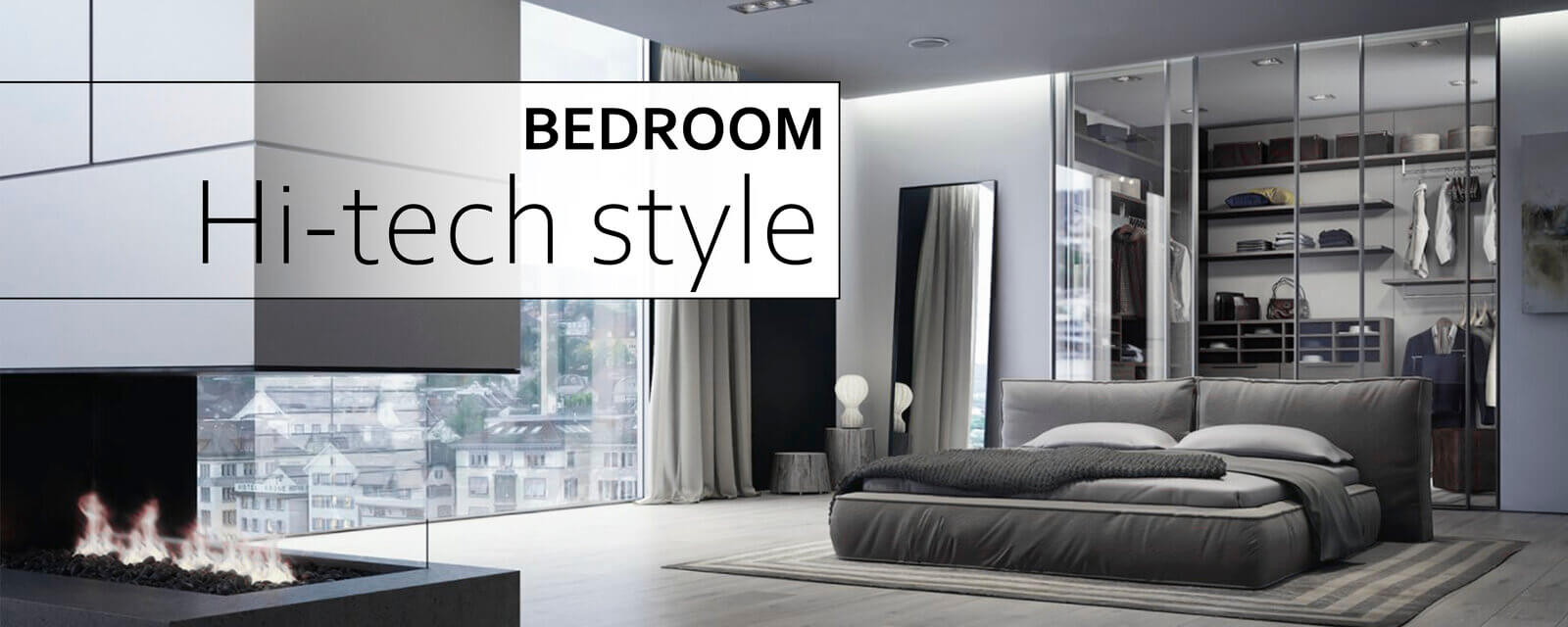 Hi-Tech Style | Bedroom