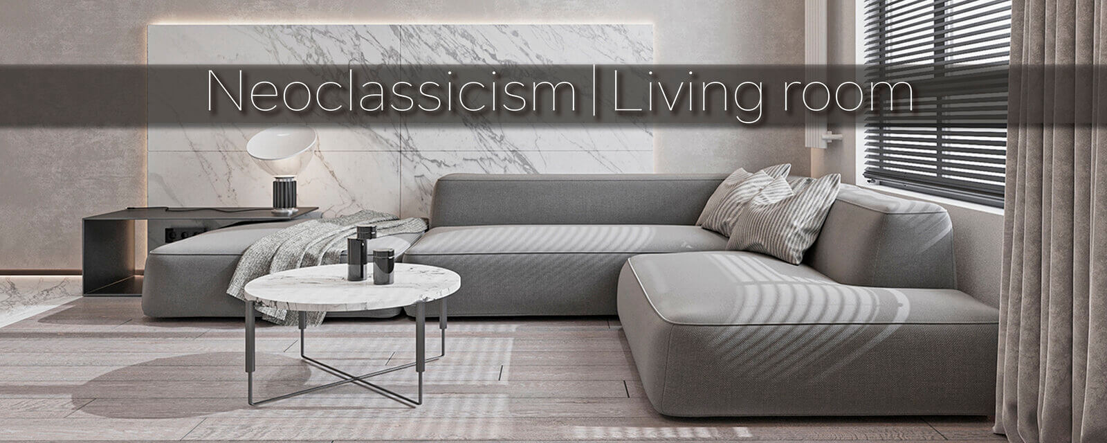 Modern Neoclassical Living Room