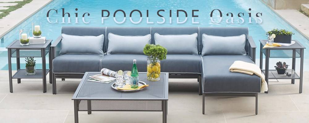 Chic Poolside Oasis