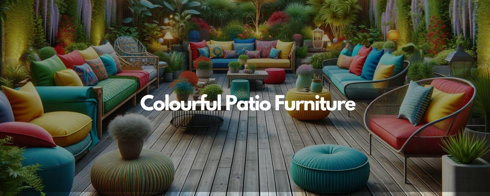 Colourful Patio Furniture