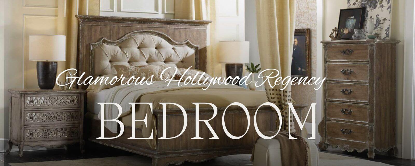 Glamorous Hollywood Regency | Bedroom