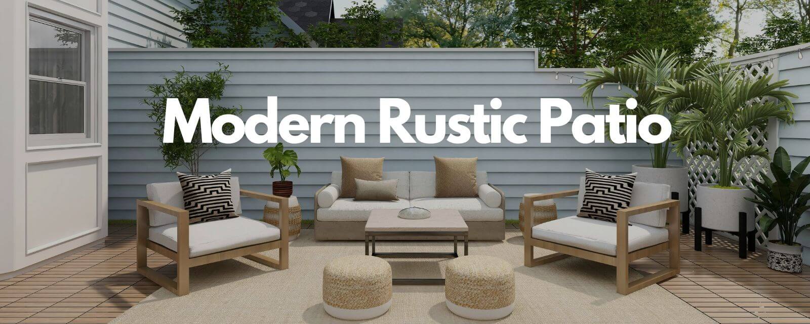 Modern Rustic Patio