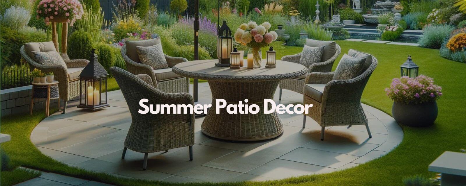 Summertime Patio Furniture