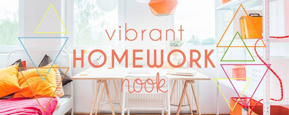 Vibrant Homework Nook