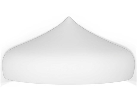 A19 Vancouver 2-Light White Wall Sconce