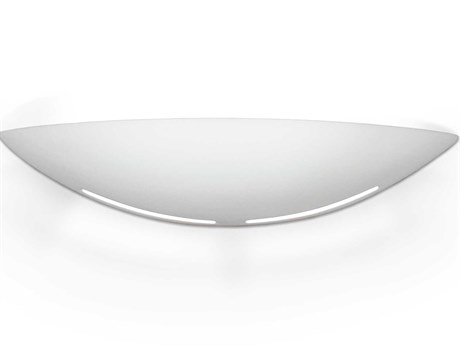 A19 Kauai 2-Light White Wall Sconce