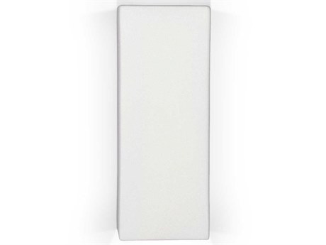 A19 Timor 1-Light White Wall Sconce