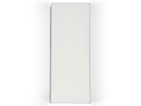A19 Flores 1-Light White Wall Sconce
