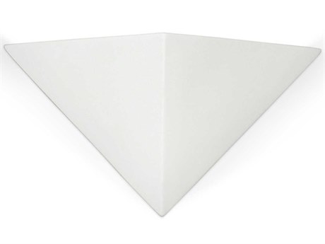 A19 Gran Sumatra 1-Light White Wall Sconce
