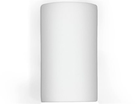 A19 Andros 1-Light White Wall Sconce