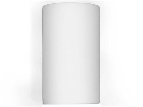 A19 Gran Andros 1-Light White Wall Sconce