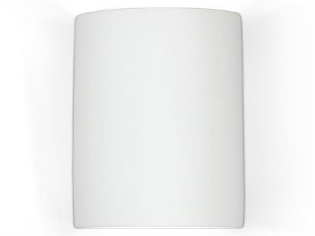 A19 Tilos 1-Light White Wall Sconce
