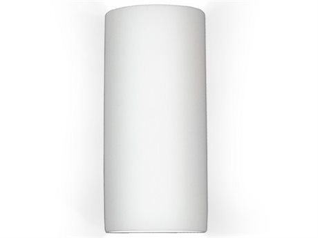 A19 Chios 2-Light White Wall Sconce