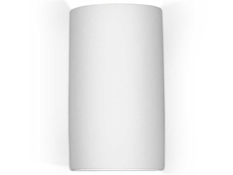 A19 Great Tenos 2-Light White Wall Sconce