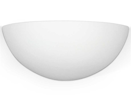 A19 Thera 1-Light White Wall Sconce