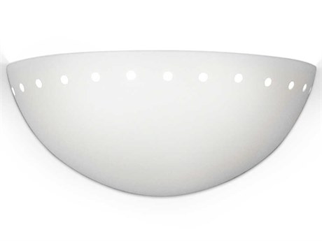 A19 Gran Cyprus 2-Light White Wall Sconce