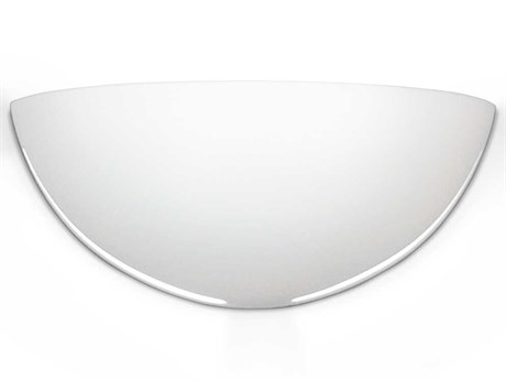 A19 Gran Capri 2-Light White Wall Sconce