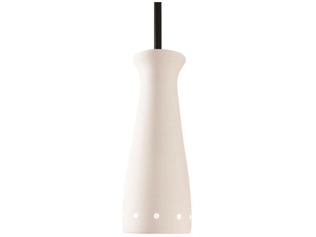 A19 Pilsner 1-Light White LED Mini Pendant