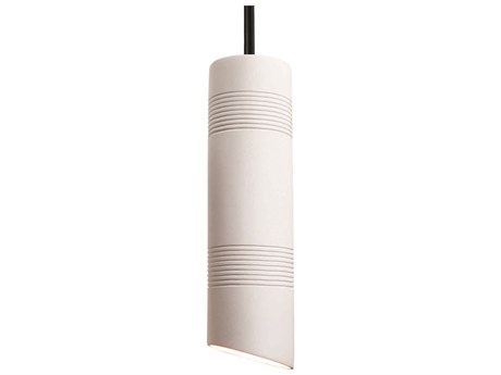 A19 Raindance 1-Light White LED Cylinder Mini Pendant