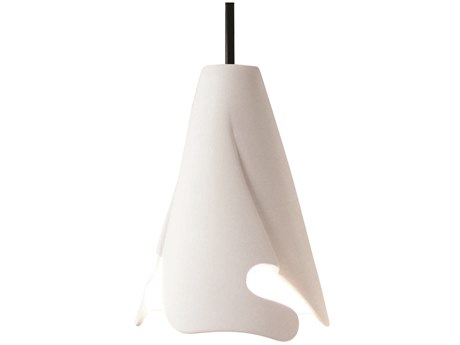 A19 Flora 1-Light White LED Mini Pendant