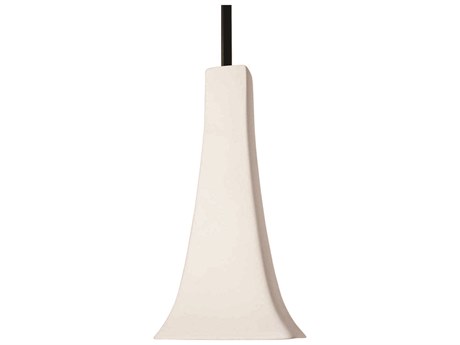 A19 Eiffel 1-Light White LED Bell Mini Pendant