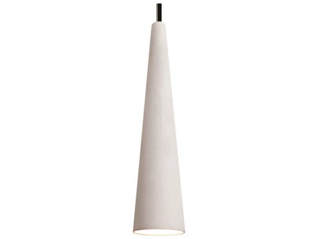A19 Iconic 1-Light White LED Mini Pendant